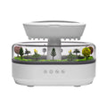 Smart Cool Mist Humidifier & Aroma Diffuser - Raindrop Design with White Noise, UK/EU/US/AU Plug (White)