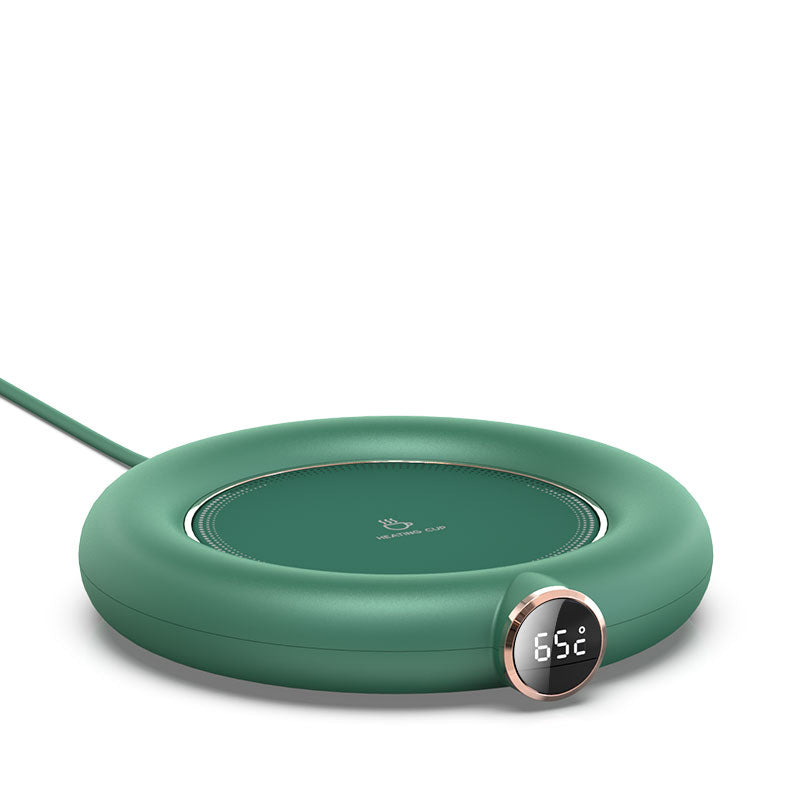 Smart Heating Coaster – USB Thermostatic Drink Warmer, Keeps Drinks at 55°C