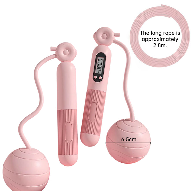 Smart Counting Jump Rope with LCD Display - Adjustable Skipping Rope for Home Gym, Adults and Kids
