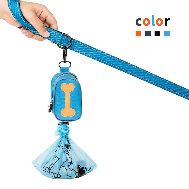 Dog Poop Bag Dispenser – Compact Pet Waste Bag Holder for Walks