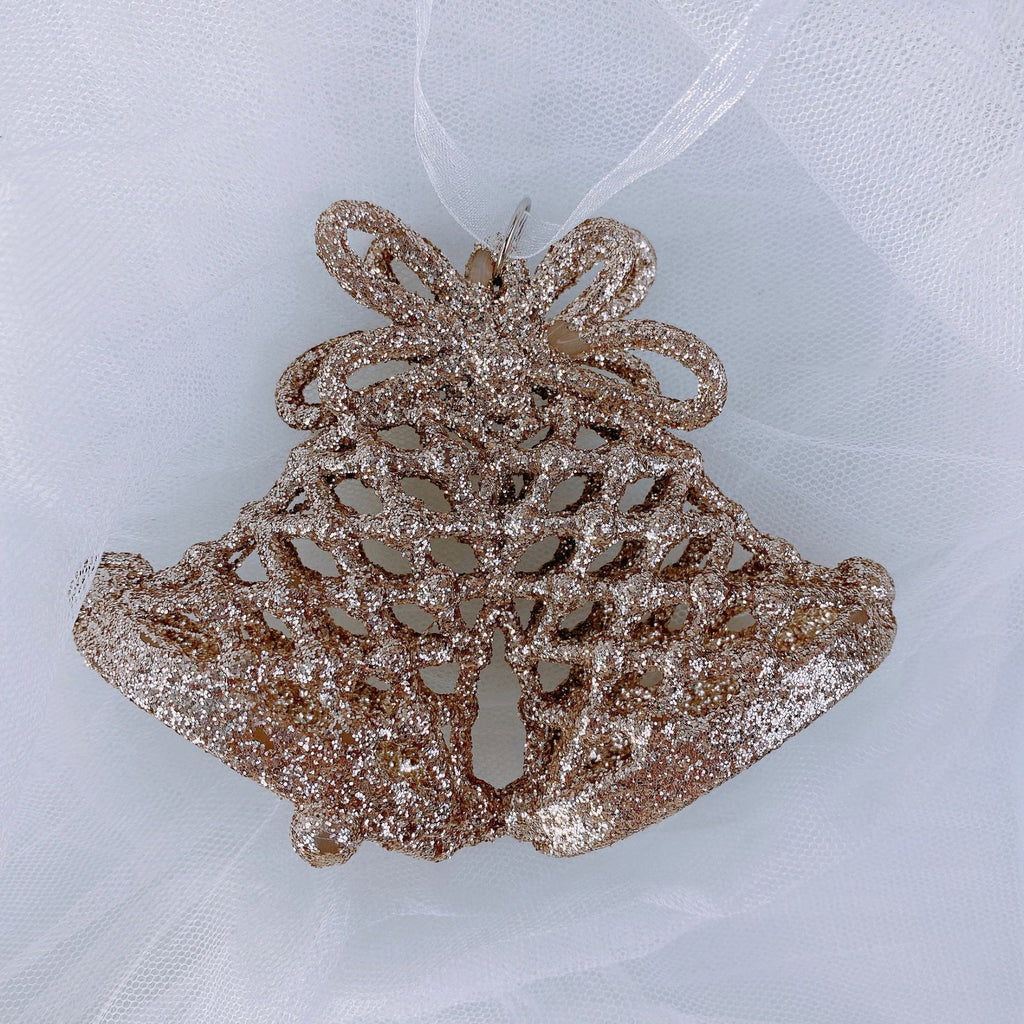 Christmas Decoration Snowflake Star Plastic Hanging Ornament Reindeer Bell Accessory Christmas Tree Deer Pendant Decorations 3 of them