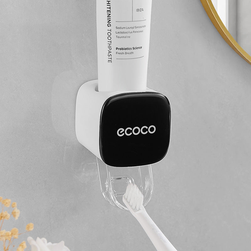 Wall-Mounted Automatic Toothpaste Dispenser – Dust-Proof Bathroom Accessory