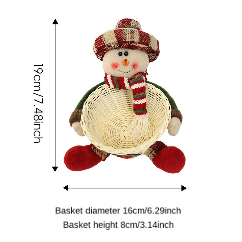 Popular Christmas decorations, ornaments, Santa Claus children's gifts, hats, dolls, candy baskets