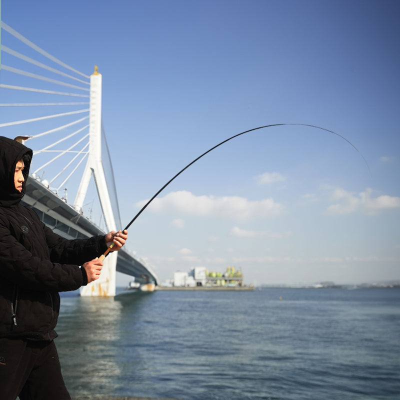 Ultra-Short Portable Telescopic Fishing Rod - Carbon Fibre, Micro Guide Rings, 26cm Collapsed, 0.8M–2.4M