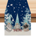 Gonk Christmas Table Runner - Festive Linen Dining & Cabinet Decoration (33 x 183cm)