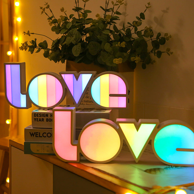 LED Love Light Box – Romantic String Lights for Valentine's & Proposals