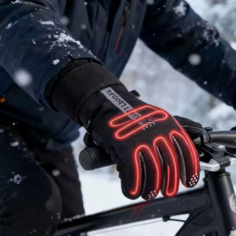 USB Rechargeable Heated Gloves - Anti-Slip Touchscreen Winter Gloves for Men and Women