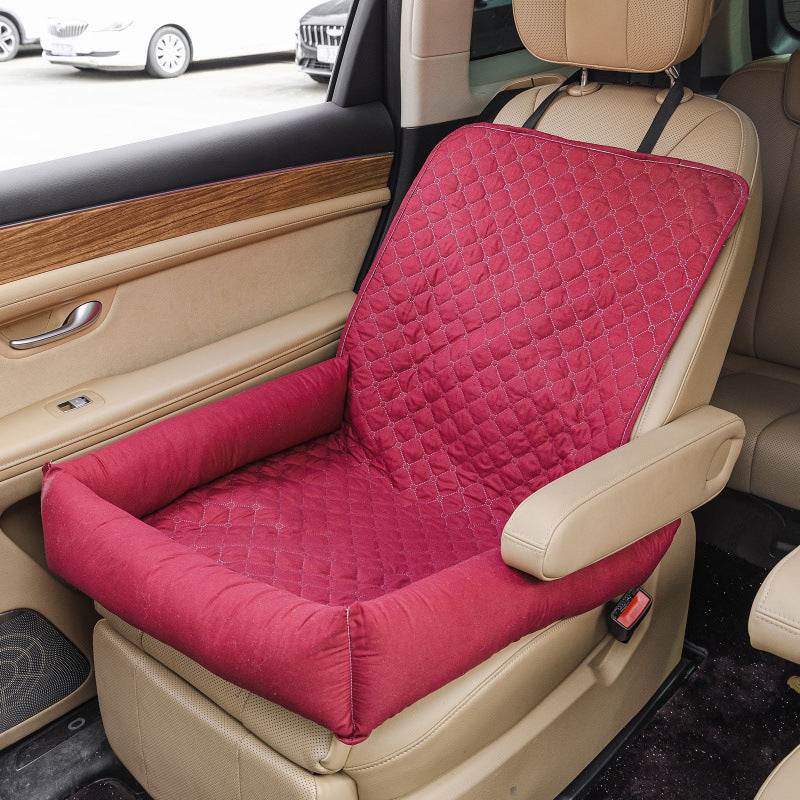Waterproof Pet Car Seat Cover and Nest - Anti-Dirt Nylon Mat for Small and Medium Dogs and Cats