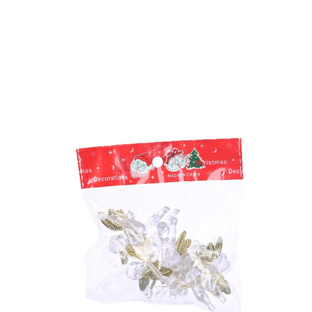 Transparent Angel Christmas Tree Ornament - Elegant Hanging Decoration