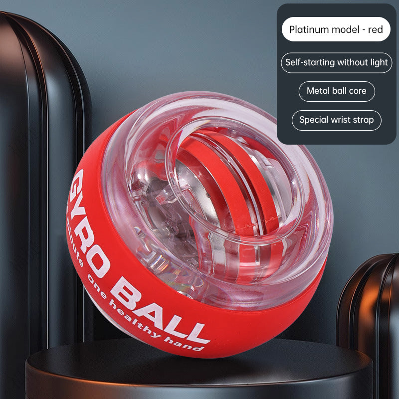 Gyro Ball Wrist Exerciser with LED – Auto-Start Power Ball with RPM Counter