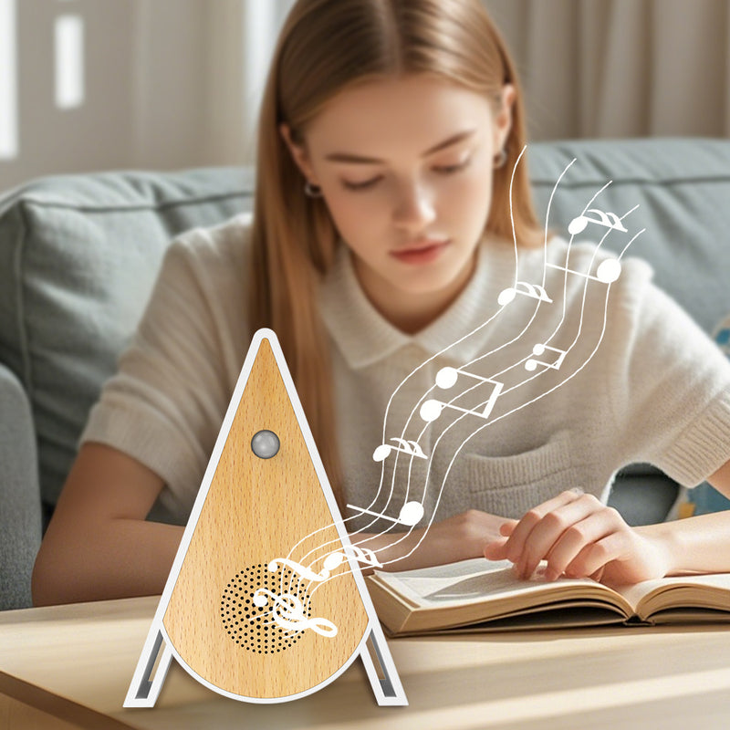 Realistic Birdsong Music Box with Motion Sensor - Portable Bird Chirp Speaker for Home, Garden and Office