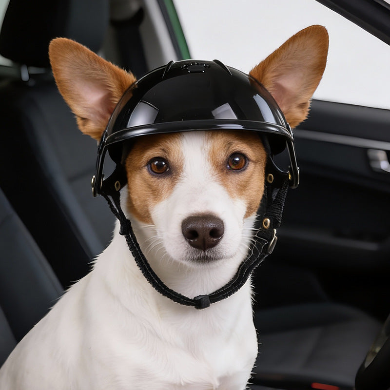 Pet Motorcycle Helmet – Cute Dog & Cat Outdoor Headwear