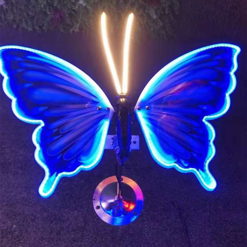 Automatic Fluttering Butterfly Lights - LED Fairy Decor with Realistic Wings for Weddings and Parties