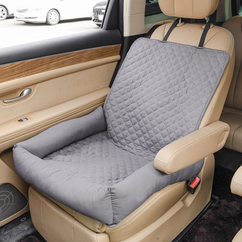 Waterproof Pet Car Seat Cover and Nest - Anti-Dirt Nylon Mat for Small and Medium Dogs and Cats