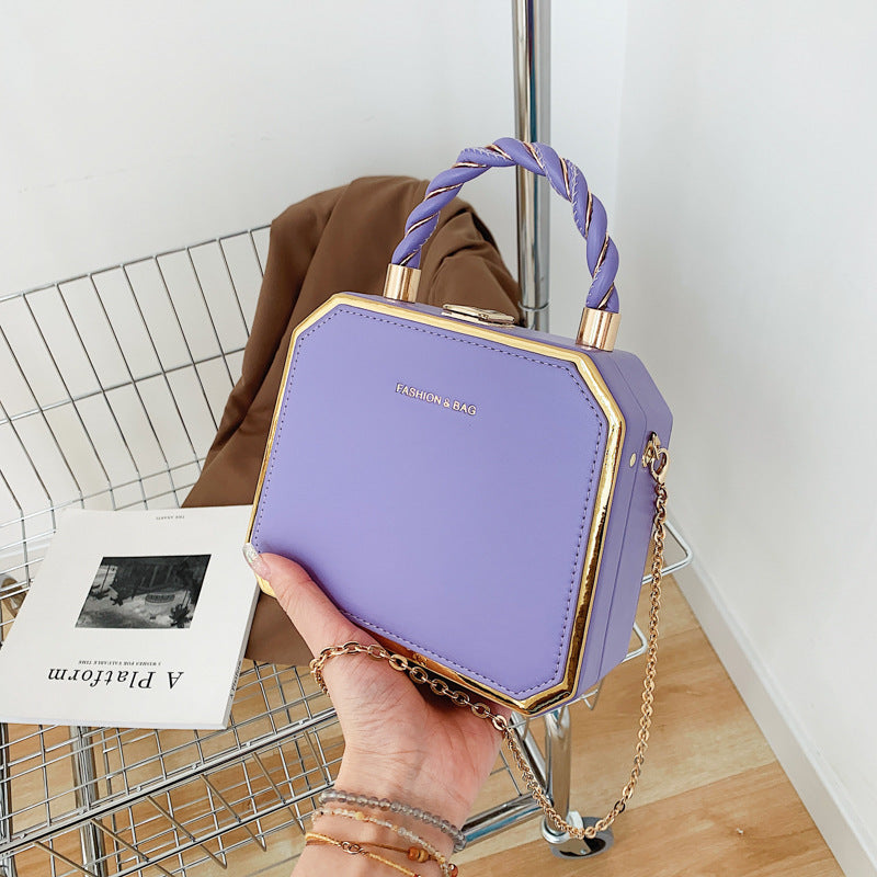 Mini Hard Shell Saddle Bag – Structured Shoulder & Crossbody Bag for Women