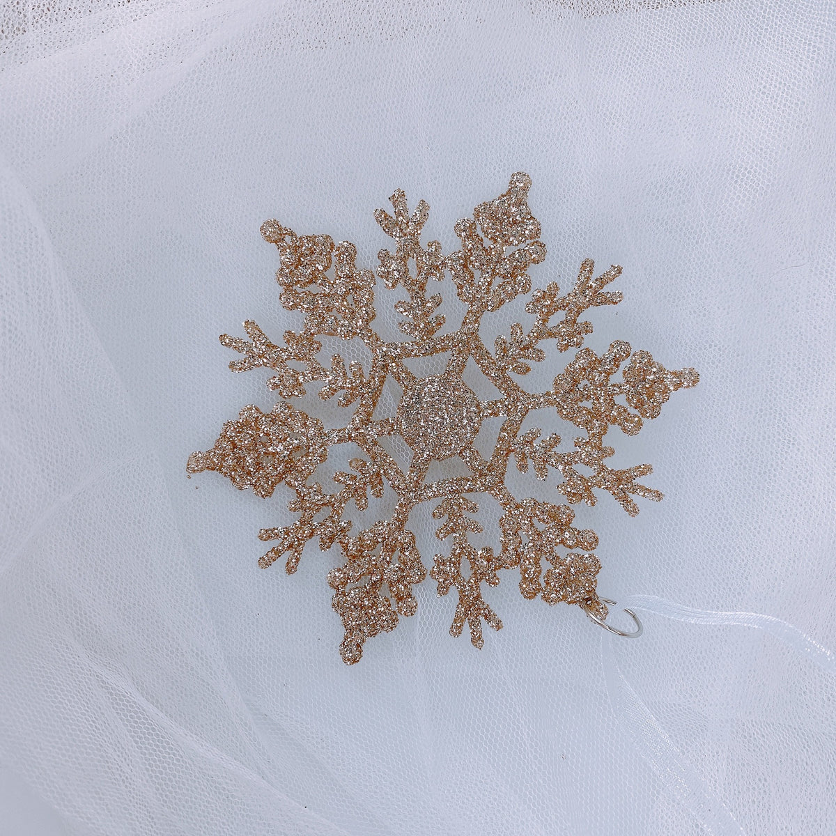 Christmas Decoration Snowflake Star Plastic Hanging Ornament Reindeer Bell Accessory Christmas Tree Deer Pendant Decorations 3 of them