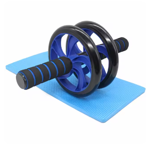 Ab Roller Wheel with Knee Pad – Dual Wheel Core Trainer with Foam Handles