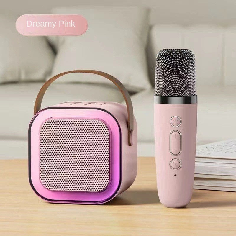 Bluetooth Karaoke Microphone Speaker – Portable All-in-One Home KTV