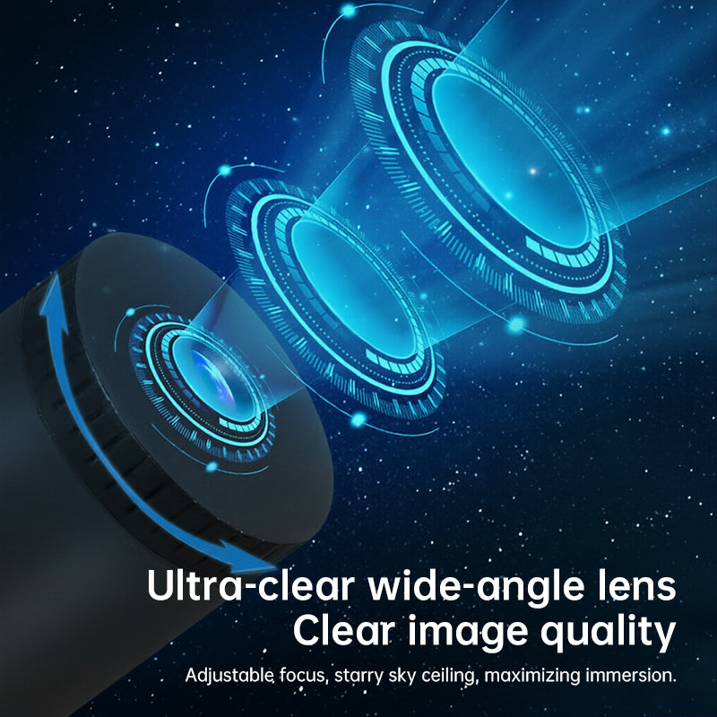 USB Star Projector – Plug & Play Galaxy Light for Bedroom & Living Room
