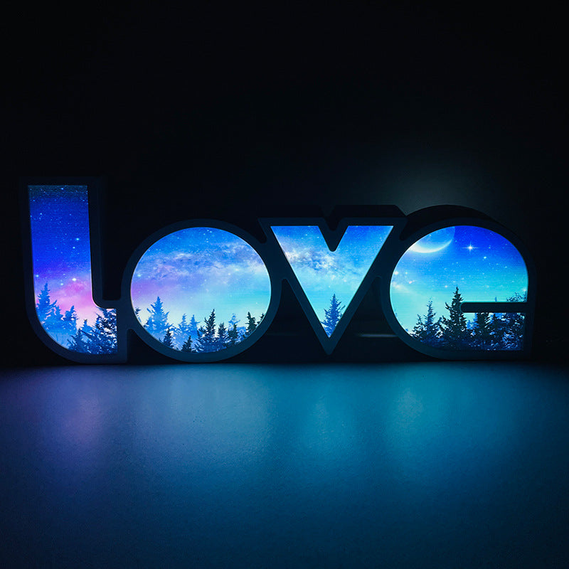LED Love Light Box – Romantic String Lights for Valentine's & Proposals