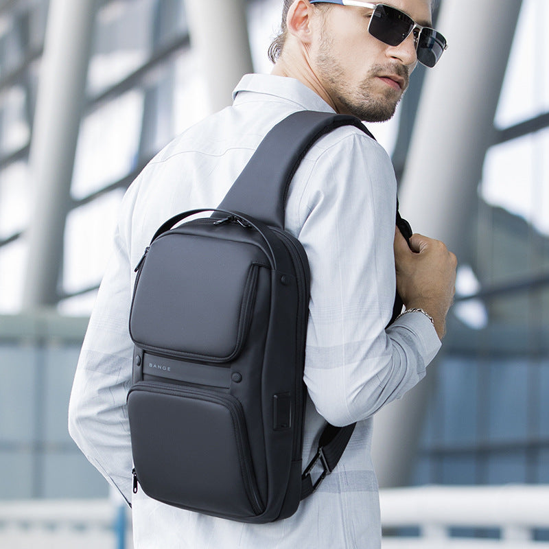Men's Sling Chest Bag – Waterproof Crossbody Shoulder Bag for Everyday & Outdoor Use