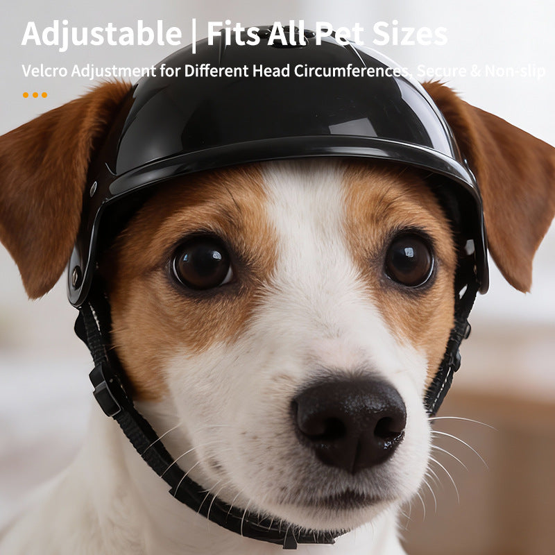 Pet Motorcycle Helmet – Cute Dog & Cat Outdoor Headwear
