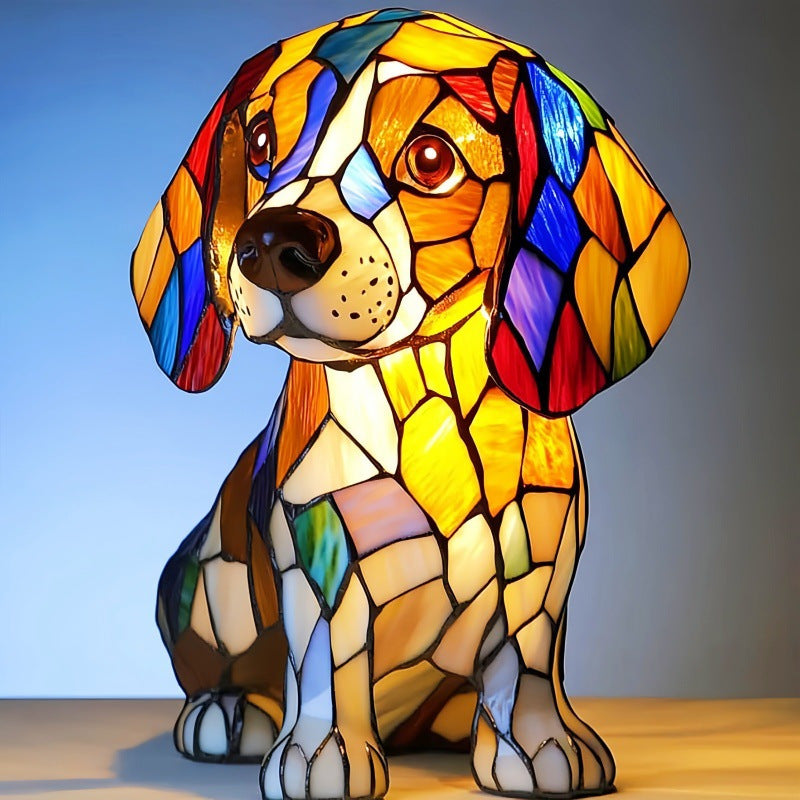 Animal Resin LED Night Light - Cute Bedside Lamp for Living Rooms and Bedrooms