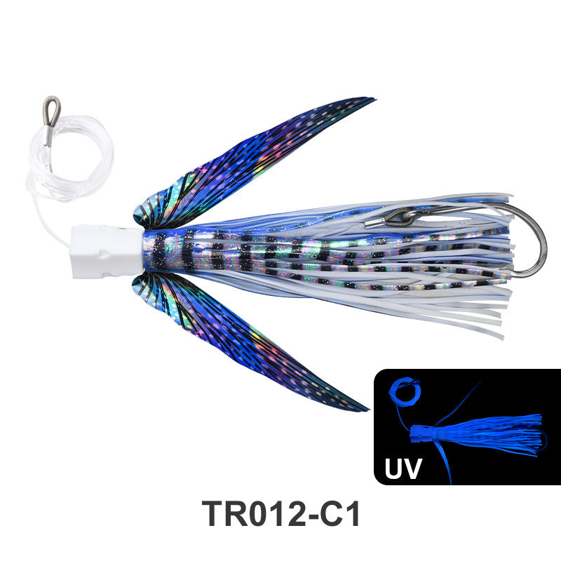 Squid Trolling Lure 225mm 77g - Deep Sea Boat Fishing Jig for Tuna & Pelagic Species