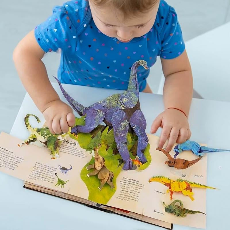 3D Encyclopedia Prehistorica Dinosaurs - Interactive Pop-Up Book for Kids