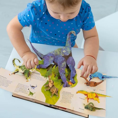 3D Encyclopedia Prehistorica Dinosaurs - Interactive Pop-Up Book for Kids