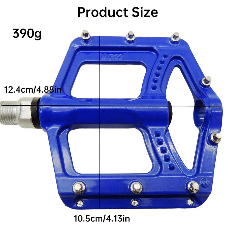 MG22 Mountain Bike Pedals - Chrome Molybdenum Steel Axle with 3-Bearing System