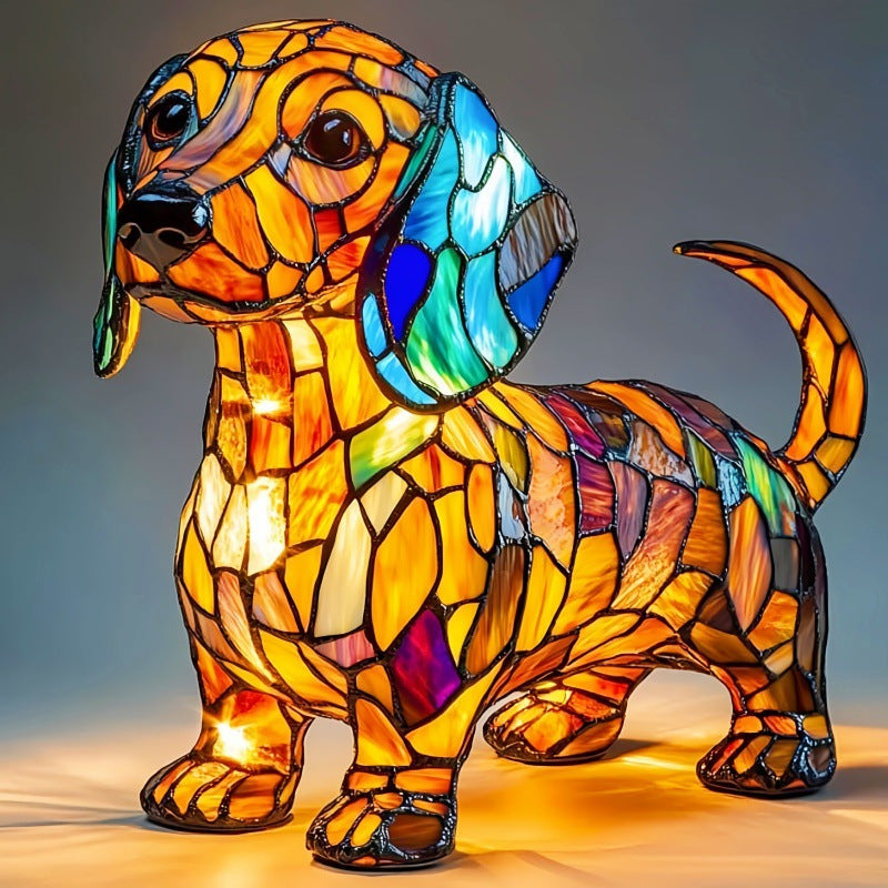 Animal Resin LED Night Light - Cute Bedside Lamp for Living Rooms and Bedrooms