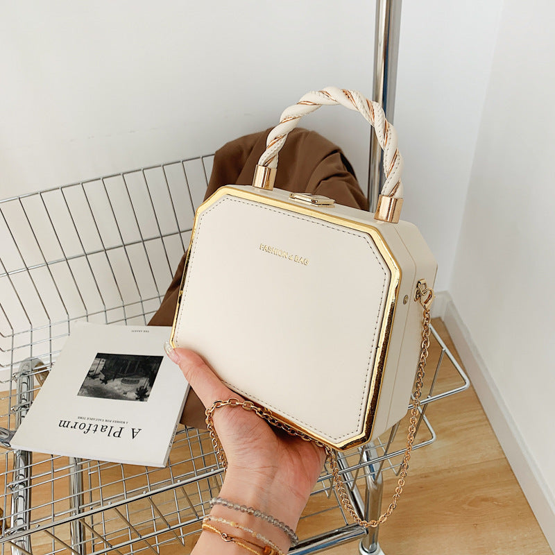 Mini Hard Shell Saddle Bag – Structured Shoulder & Crossbody Bag for Women