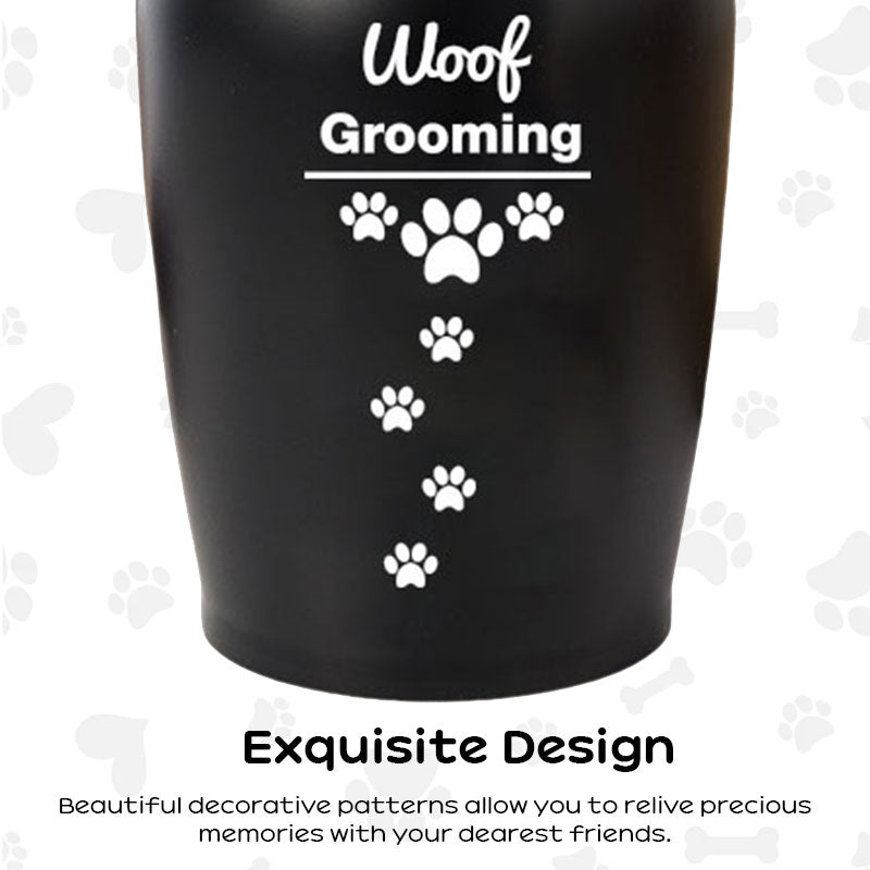 Stainless Steel Pet Memorial Urn - Portable Moisture-Proof Ash Keepsake for Small Pets
