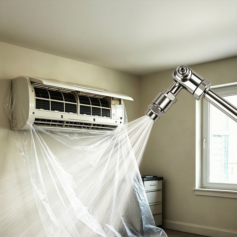 Stainless Steel Pressure Washer Extension Wand with 360 Rotating Nozzle - Fits Standard High Pressure Washers