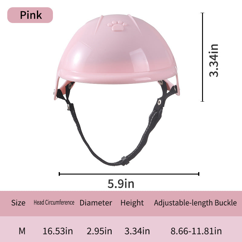 Pet Motorcycle Helmet – Cute Dog & Cat Outdoor Headwear