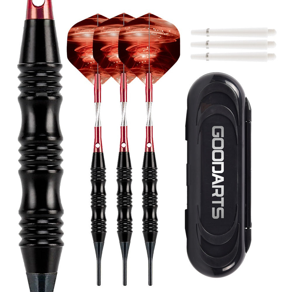 Soft Tip Darts Set – 3-Piece Knight Series with Aluminium & Iron Barrel