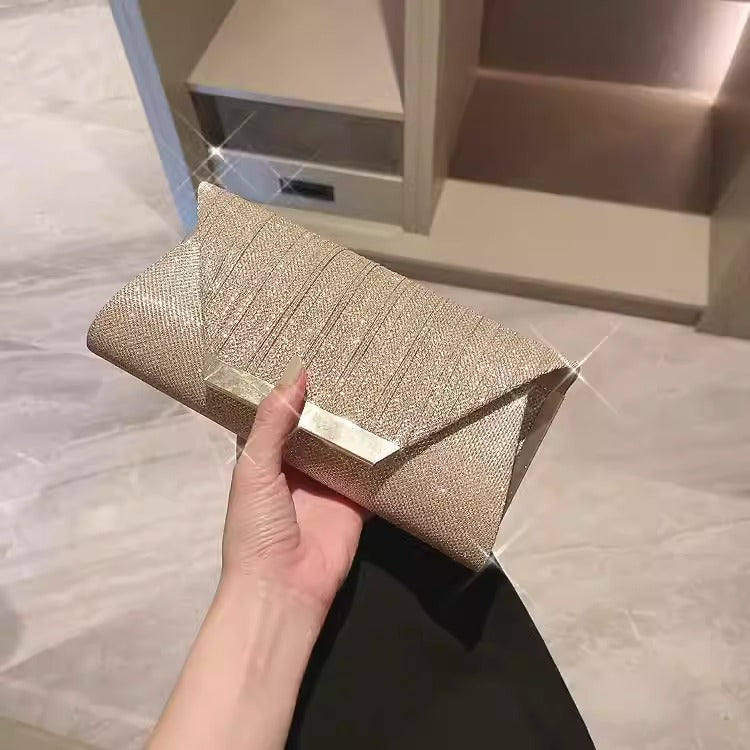 Luxe Evening Clutch Bag – Structured Handheld Bag for Dinner, Events & Nights Out
