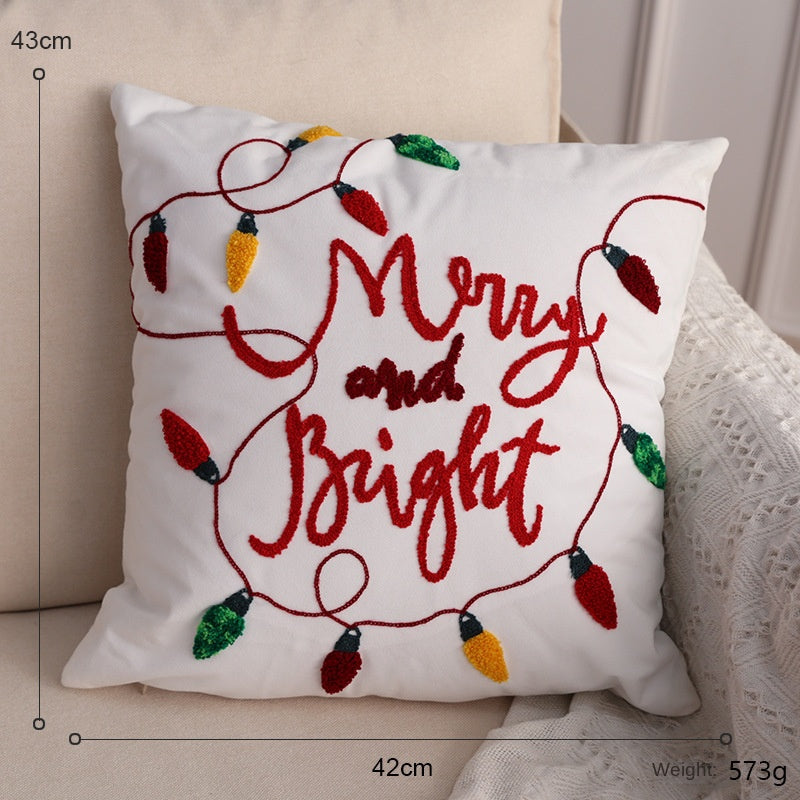 Christmas Decoration Scene Arrangement Ornament Creative Santa Claus Snowman Pillow Home Shop Decoration Gift Present