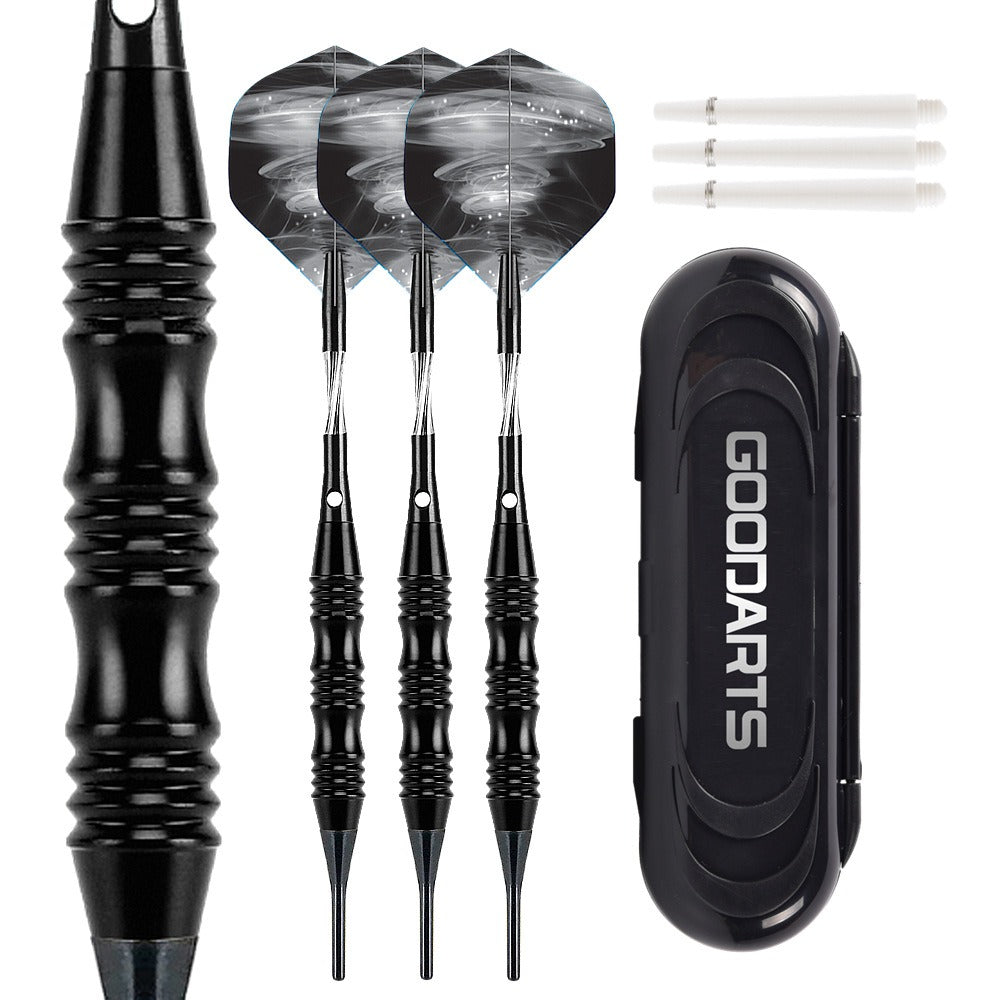 Soft Tip Darts Set – 3-Piece Knight Series with Aluminium & Iron Barrel