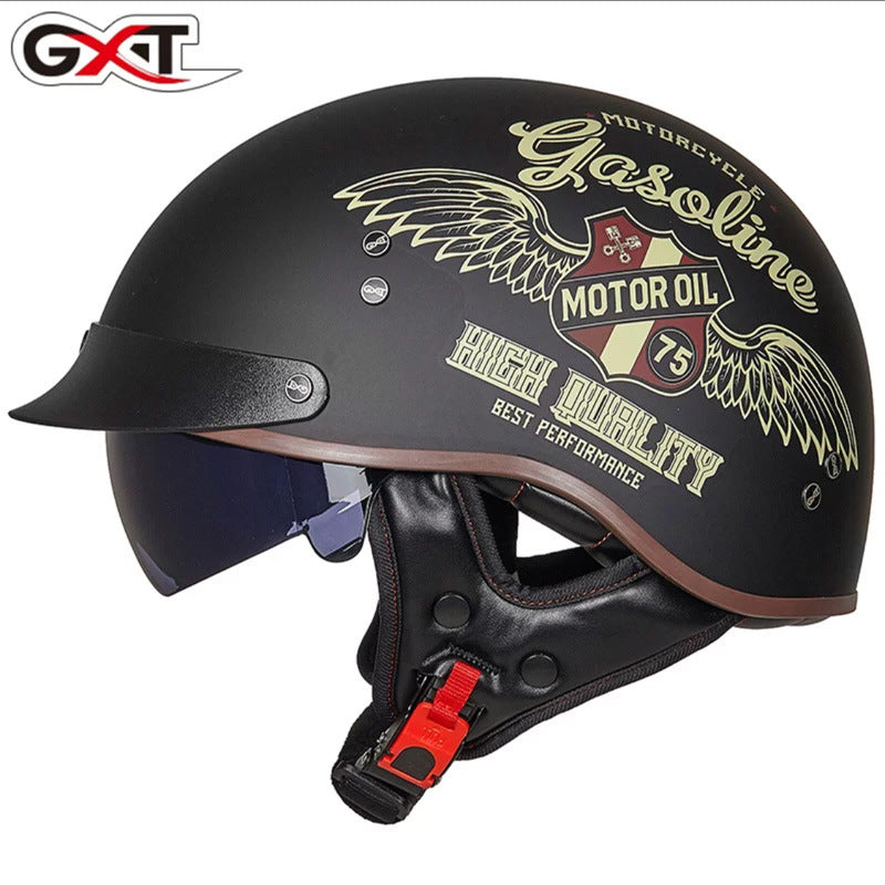 GXT Motorcycle Helmet - Full Face Graphic Design Helmet, ABS Shell, Sizes M-XXL