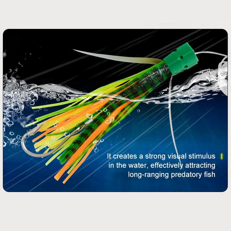 Squid Trolling Lure 225mm 77g - Deep Sea Boat Fishing Jig for Tuna & Pelagic Species