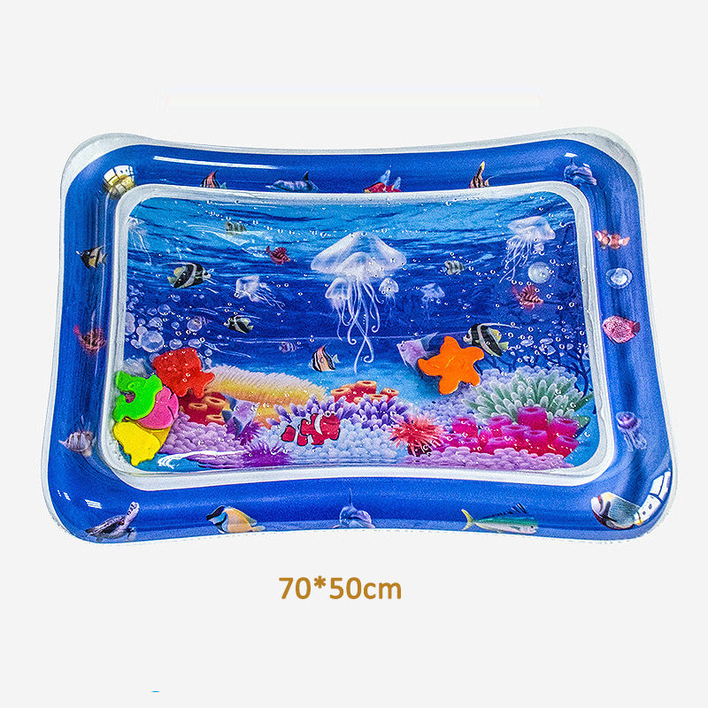 Inflatable Baby Water Play Mat – Tummy Time Sensory Crawling Pad for Infants