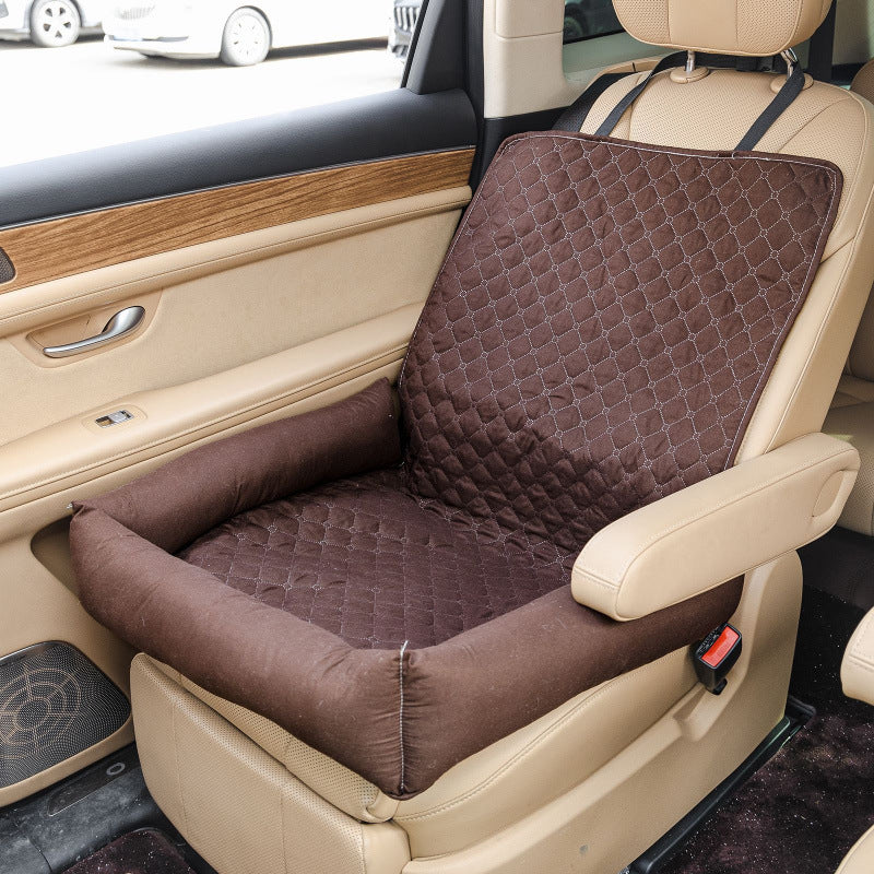 Waterproof Pet Car Seat Cover and Nest - Anti-Dirt Nylon Mat for Small and Medium Dogs and Cats