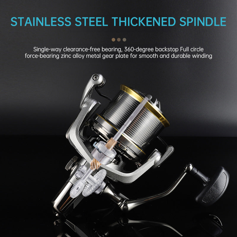 Heavy Duty Spinning Fishing Reel – 17+1BB, Aluminium Spool, 4.8:1 Gear (8000–14000)