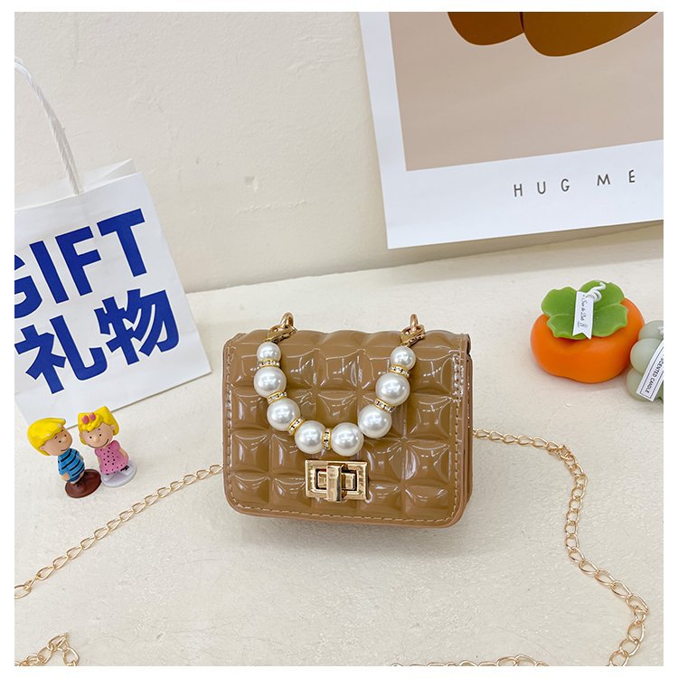 Girls Pearl Mini Tote Bag – Cute Princess Handbag for Kids