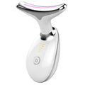 Neck Massager with 7-Color Light Therapy - Vibration Beauty Device for Neck Wrinkle Care