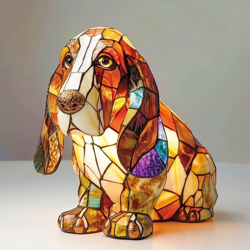 Animal Resin LED Night Light - Cute Bedside Lamp for Living Rooms and Bedrooms
