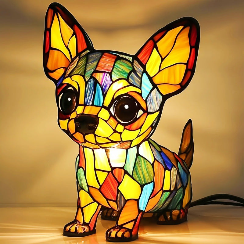 Animal Resin LED Night Light - Cute Bedside Lamp for Living Rooms and Bedrooms