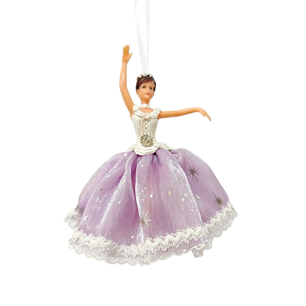 Christmas Decoration Hanging Ornament - Tulle Ballerina Girl Decor, Christmas Tree Angel Ornament